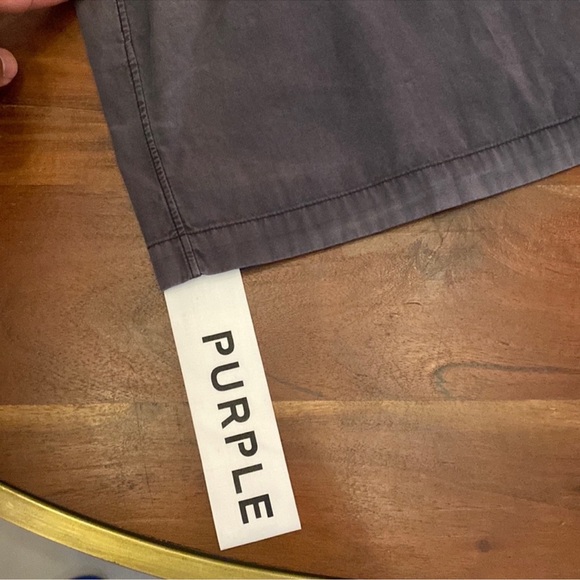 Purple Brand Faded Cotton Poplin Shirt - Picture 6 of 7